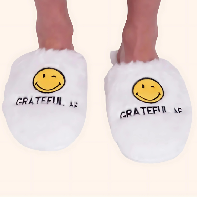 Grateful "AF" Pajama & Slippers Set