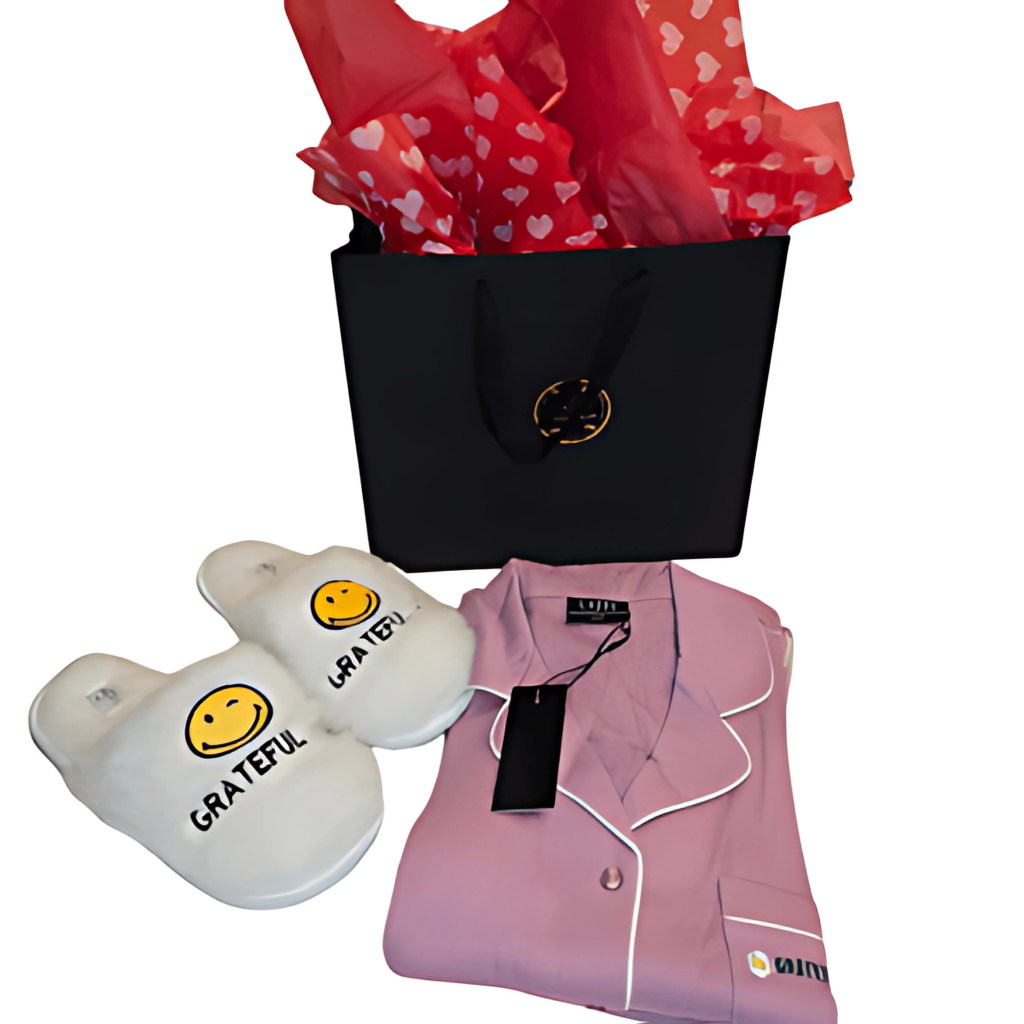 Grateful "AF" Pajama & Slippers Set