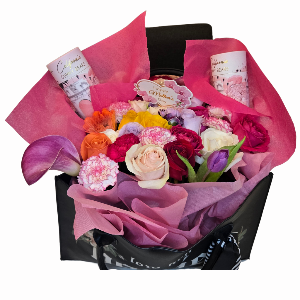 Mother's Day Tote Bag Bouquet