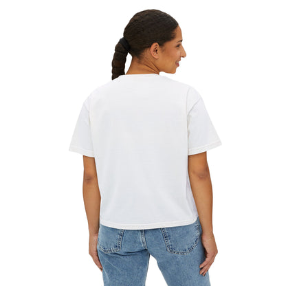 Bloom Where You’re Planted Women’s Boxy Tee – Floral Inspirational Graphic Shirt