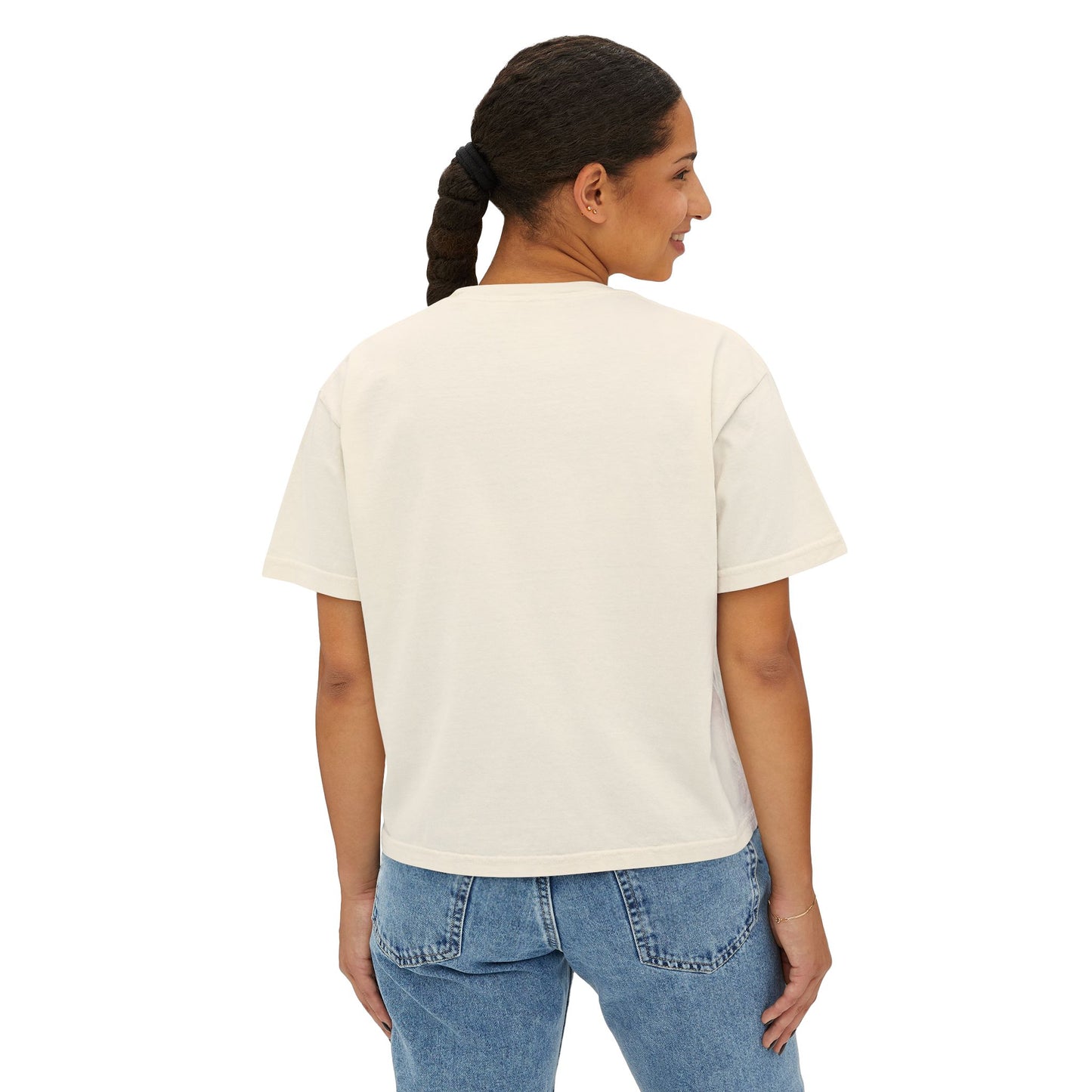 Bloom Where You’re Planted Women’s Boxy Tee – Floral Inspirational Graphic Shirt