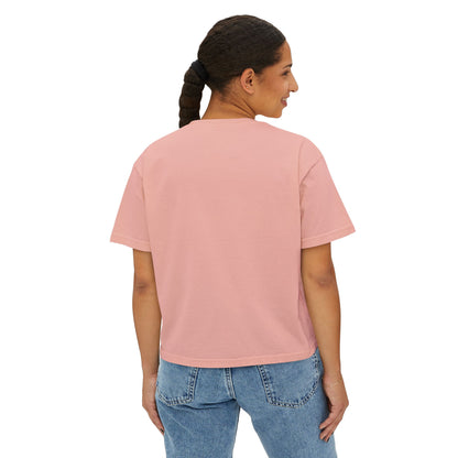 Bloom Where You’re Planted Women’s Boxy Tee – Floral Inspirational Graphic Shirt