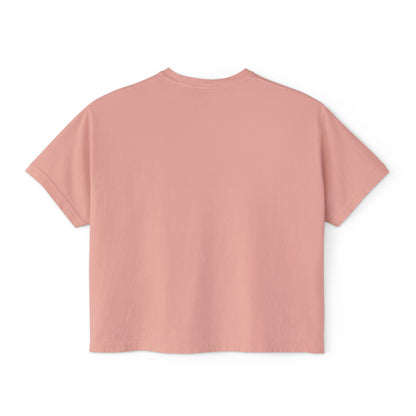Bloom Where You’re Planted Women’s Boxy Tee – Floral Inspirational Graphic Shirt