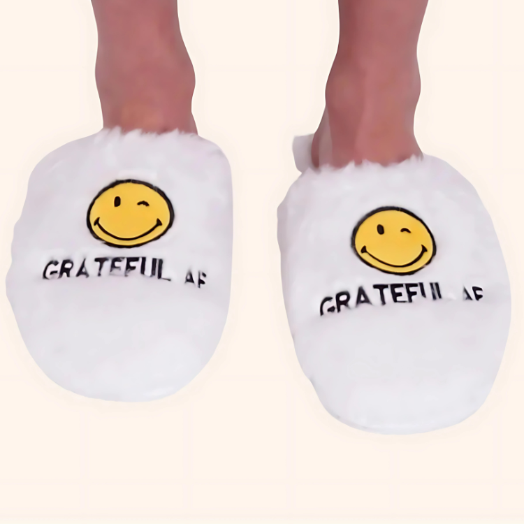 Grateful AF Slippers