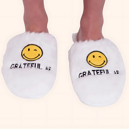 Grateful "AF" Pajama & Slippers Set