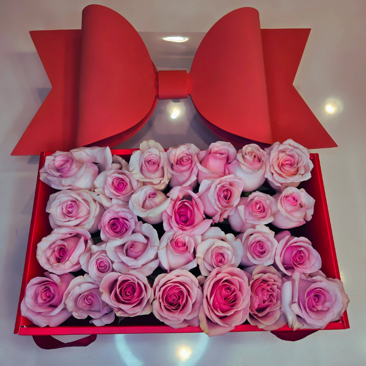 Valentine’s Day Red Rose Box